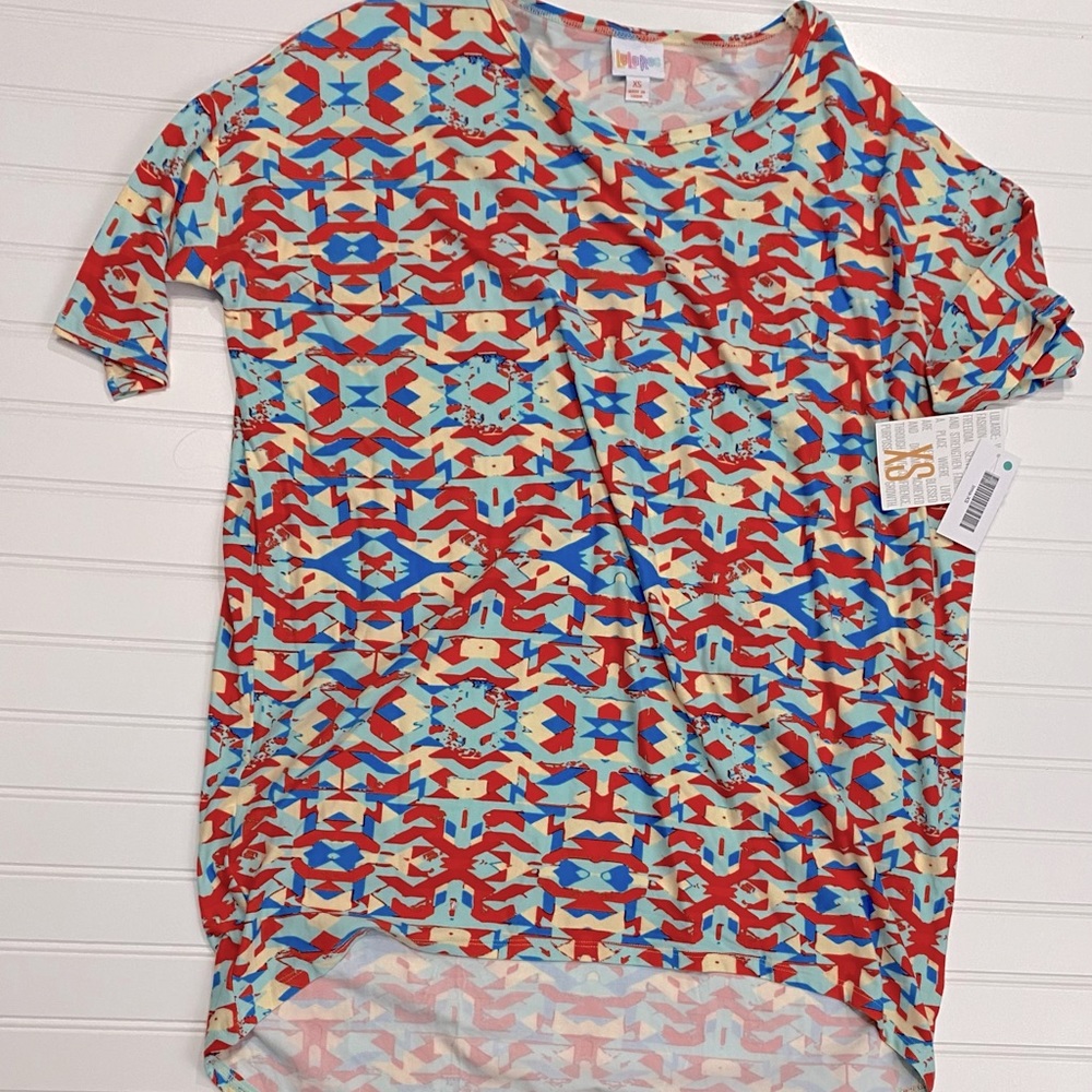 New with Tags XS and S Mid Sleeve Top LuLaRoe Irma Super Soft
